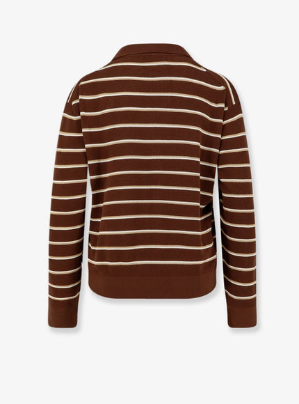 Miu Miu Striped Cotton Polo Shirt