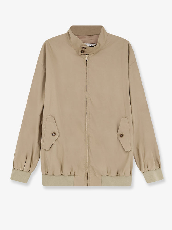 Mm6 Maison Margiela Cotton Jacket With Numeric Signature Internal Tag Beige
