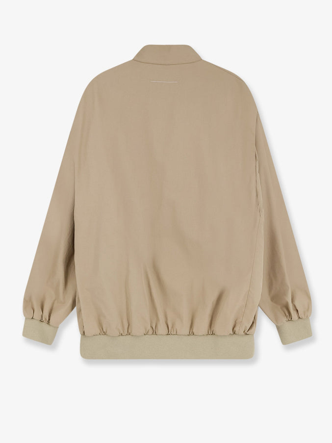 Mm6 Maison Margiela Cotton Jacket With Numeric Signature Internal Tag
