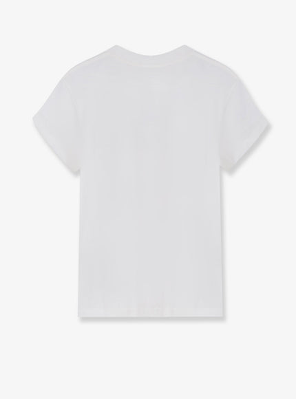 Mm6 Maison Margiela Cotton T-Shirt With Logo Print