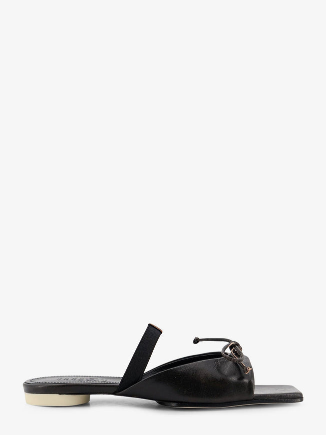 Mm6 Maison Margiela Leather Sandals Blackdoebrown