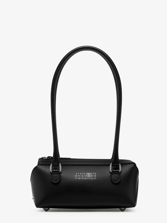 Mm6 Maison Margiela Mini Bauletto Leather Shoulder Bag Uni Black