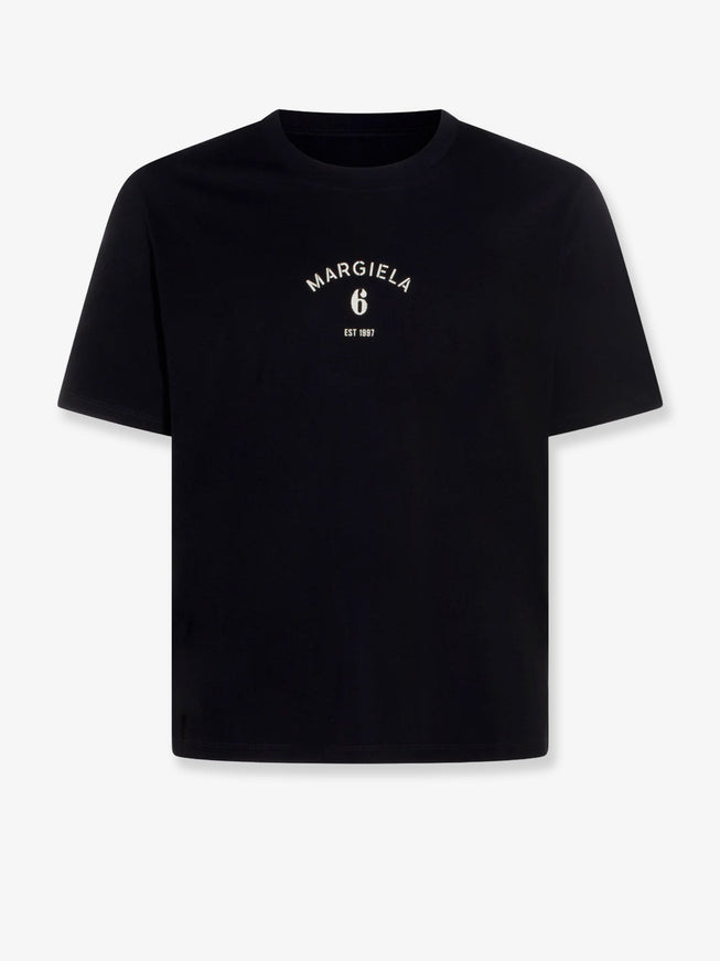 Mm6 Maison Margiela Cotton T-Shirt Black