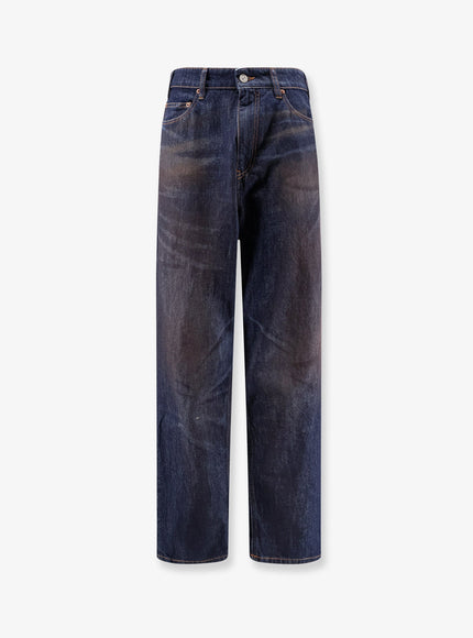 Mm6 Maison Margiela Jeans With Numeric Signature Tag Denim