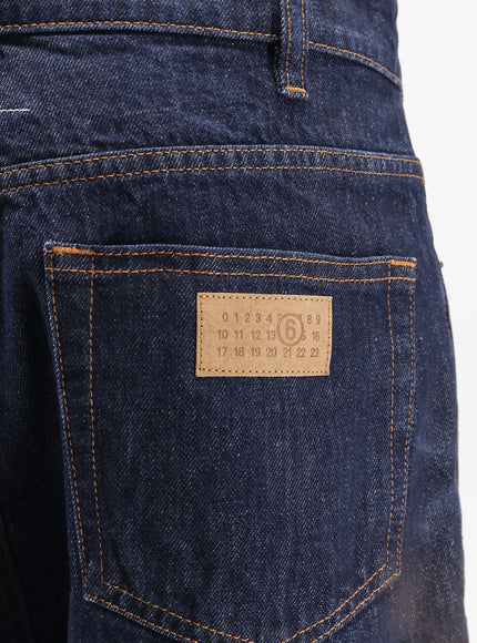 Mm6 Maison Margiela Jeans With Numeric Signature Tag