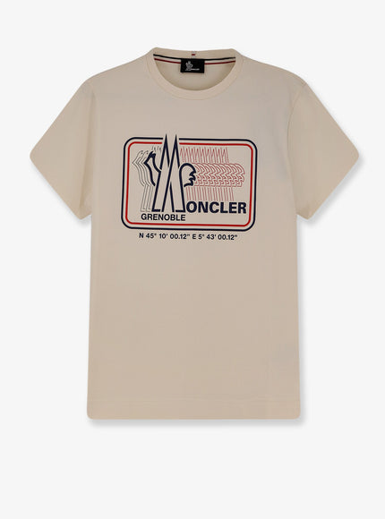 Moncler Grenoble Cotton Blend T-Shirt Bianco