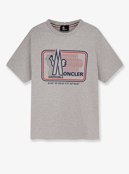 Moncler Grenoble Cotton Blend T-Shirt Grigio