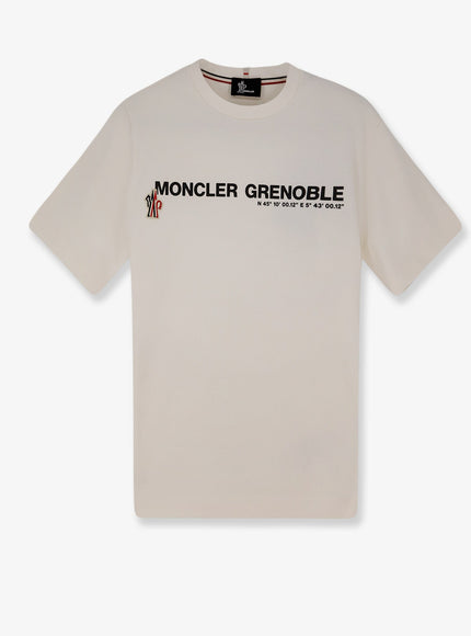 Moncler Grenoble Cotton Blend T-Shirt Bianco