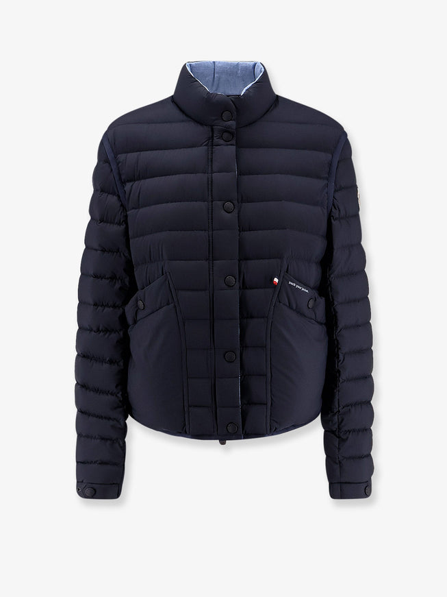Moncler Grenoble Madulains Padded And Quilted Down Jacket Grigio