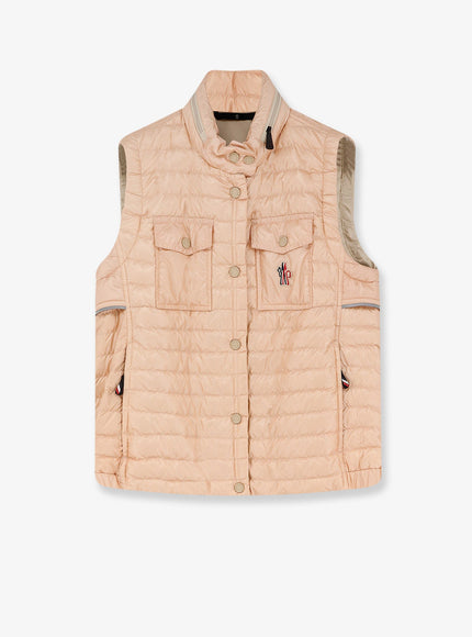 Moncler Grenoble Gumiane Sleeveless Down Jacket Rosa