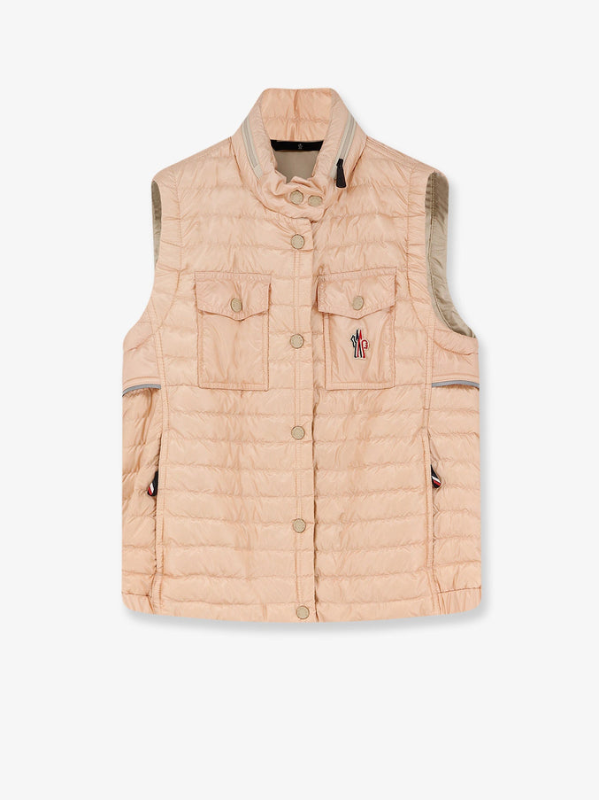 Moncler Grenoble Gumiane Sleeveless Down Jacket Rosa