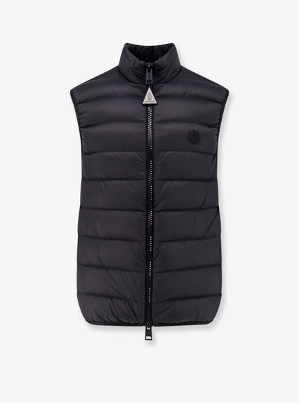 Moncler Deneb Sleeveless Down Jacket Nero