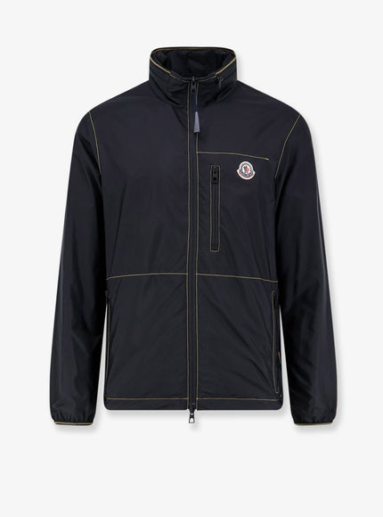 Moncler Arrakis Jacket With Contrating Stitching Nero