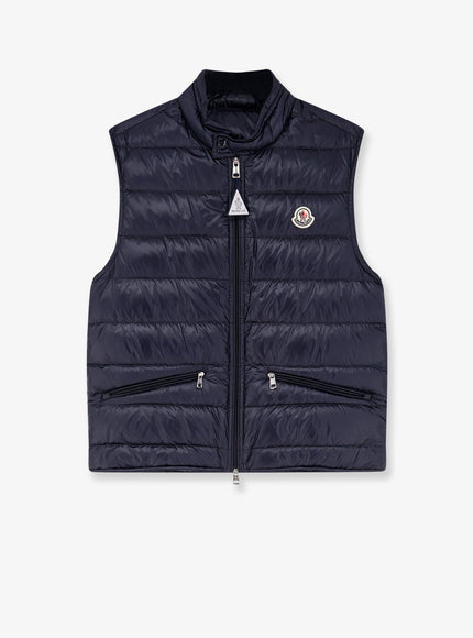 Moncler Gui Sleeveless Down Jacket Grigio Scuro