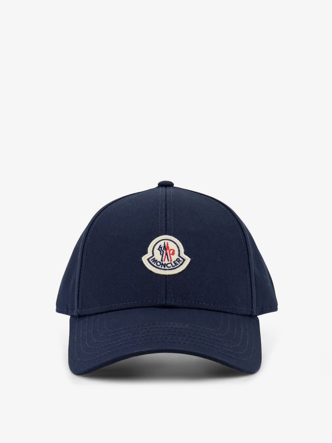 Moncler Cotton Baseball Hat Uni Blu