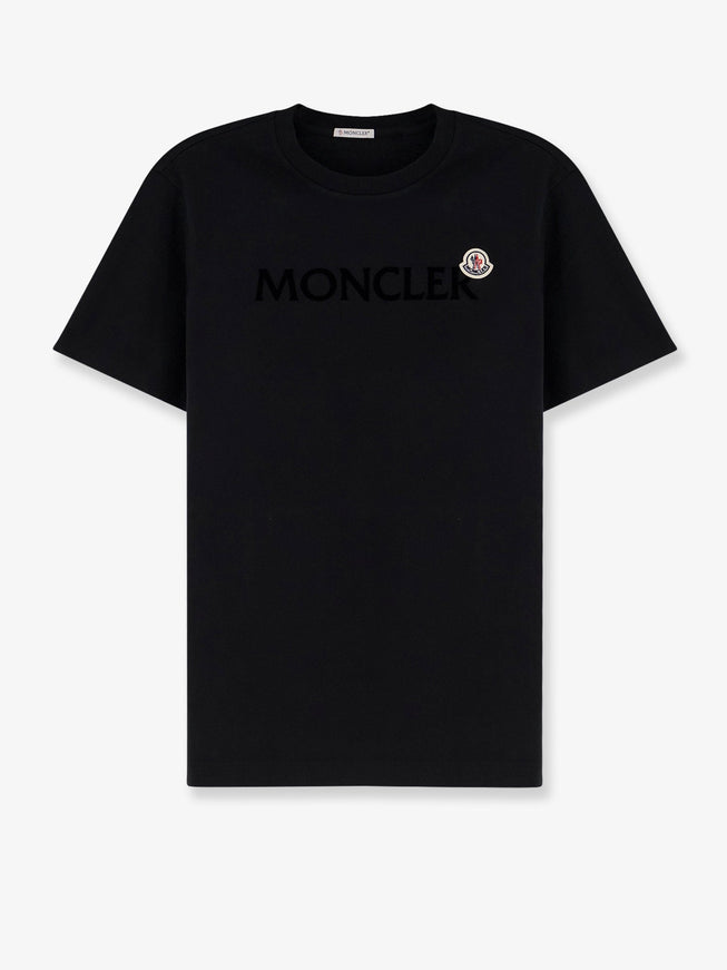 Moncler Cotton T-Shirt Nero