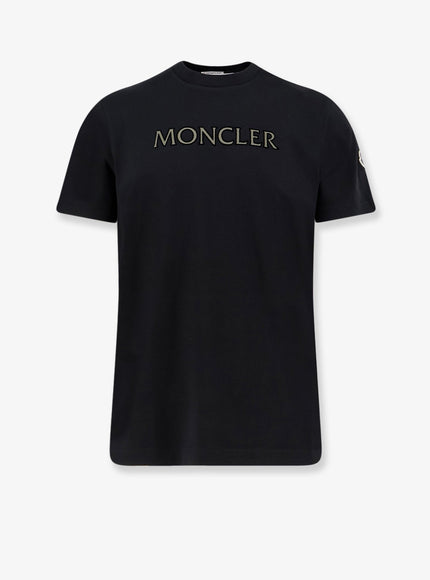 Moncler Cotton T-Shirt Nero