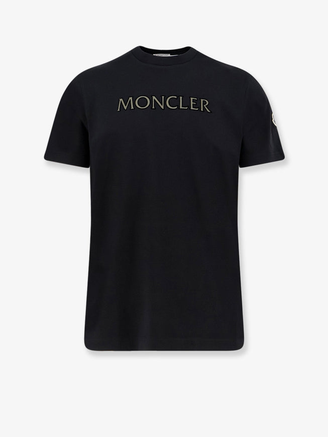 Moncler Cotton T-Shirt Nero