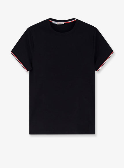 Moncler Cotton T-Shirt Nero