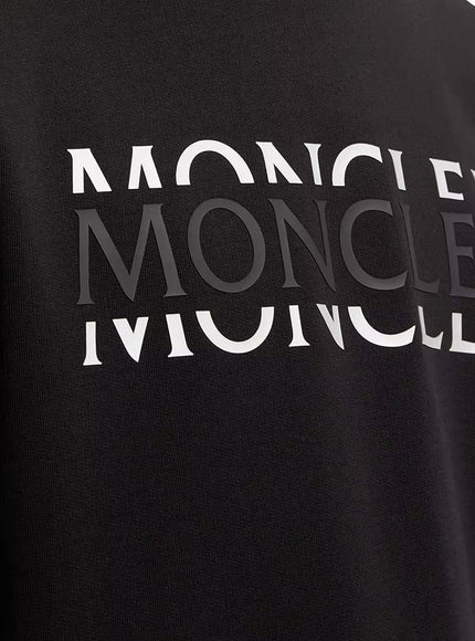Moncler Cotton Sweatshirt With Logo Print
