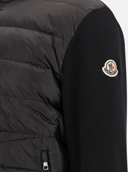 Moncler Padded Jacket/Cardigan With Wool Inserts