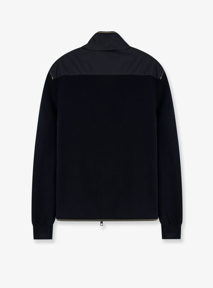 Moncler Nylon Jacket With Cotton Inserts