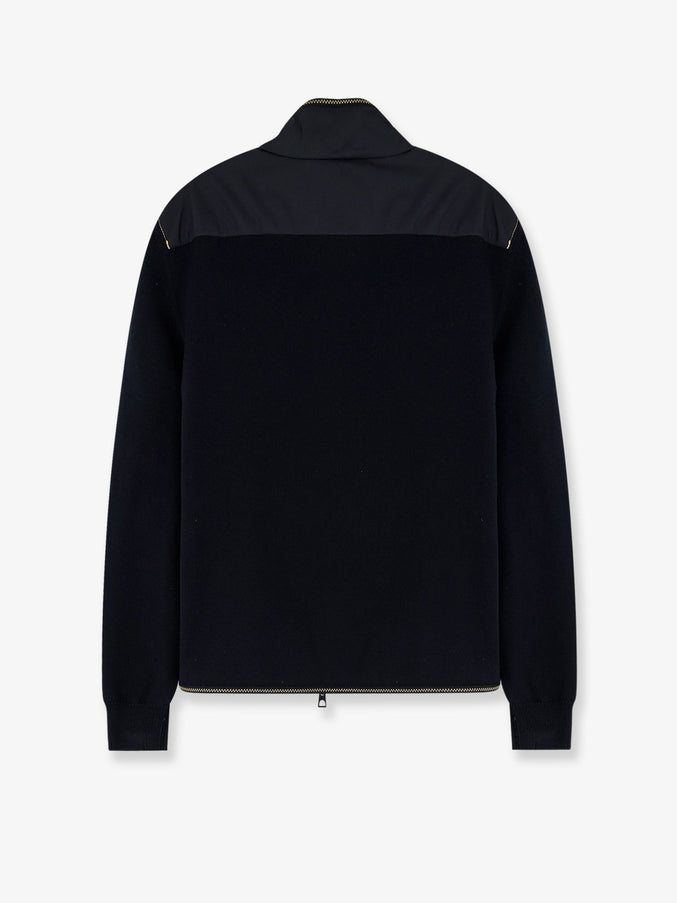 Moncler Nylon Jacket With Cotton Inserts
