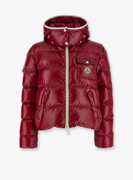 Moncler Andro Hooded Down Jacket Rosso