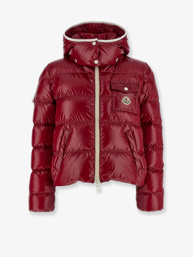 Moncler Andro Hooded Down Jacket Rosso