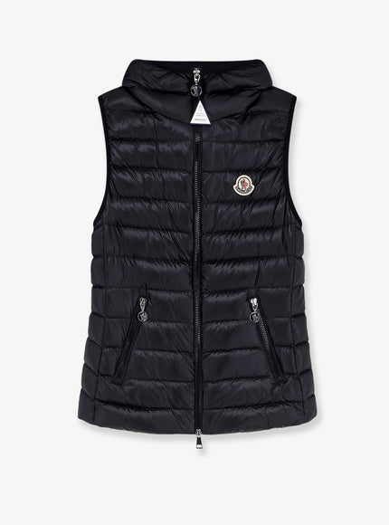Moncler Glygosse Sleeveless Down Jacket Nero