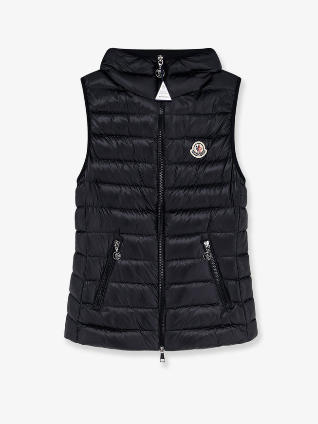 Moncler Glygosse Sleeveless Down Jacket Nero