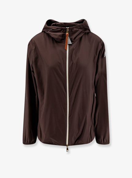 Moncler Fegeos Recycled Polyester Jacket Marrone