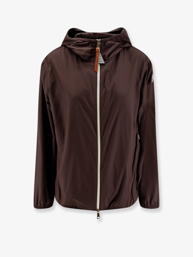 Moncler Fegeos Recycled Polyester Jacket Marrone