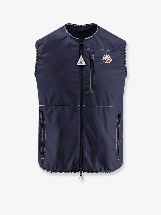 Moncler Alshain Sleeveless Jacket Bianco