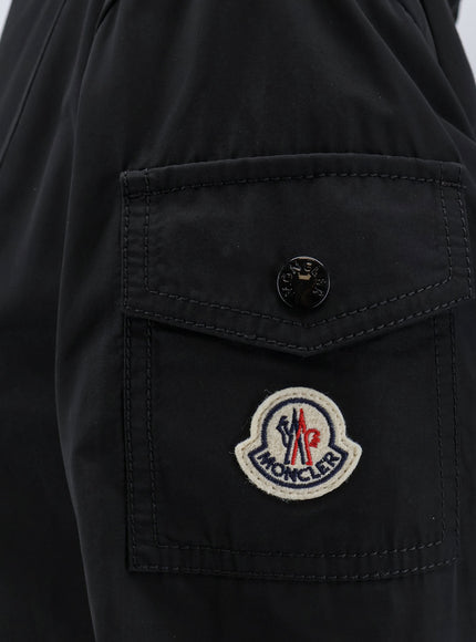 Moncler Laerte Cotton Blend Long Jacket