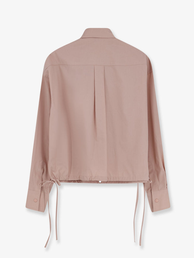 Moncler Cotton Shirt With Drawstring