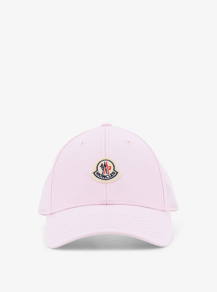 Moncler Cotton Baseball Hat Uni Rosa