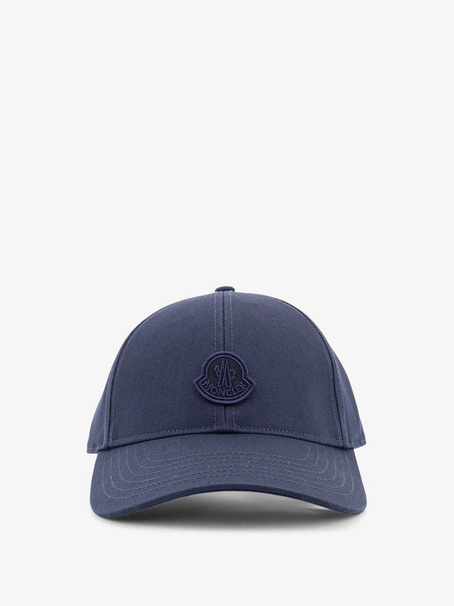 Moncler Cotton Baseball Hat Uni Blu