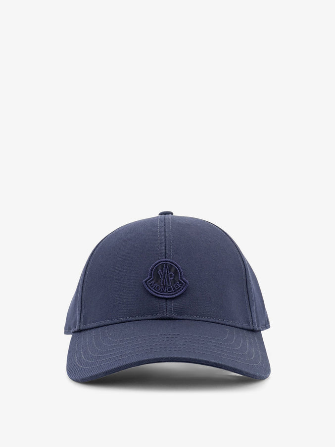 Moncler Cotton Baseball Hat Uni Blu