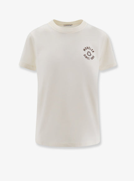 Moncler Organic Cotton T-Shirt Bianco