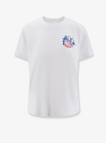 Moncler Organic Cotton T-Shirt Bianco