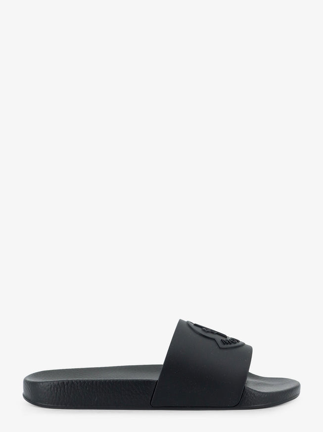 Moncler Basile Rubber Sandals Nero