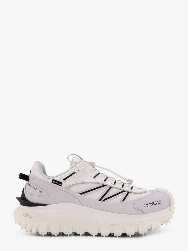 Moncler Trailgrip Gtx Leather And Ripstop Sneakers Bianco