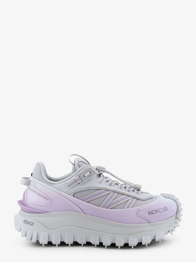 Moncler Nylon Trailgrip Sneakers With Contrasting Inserts Bianco