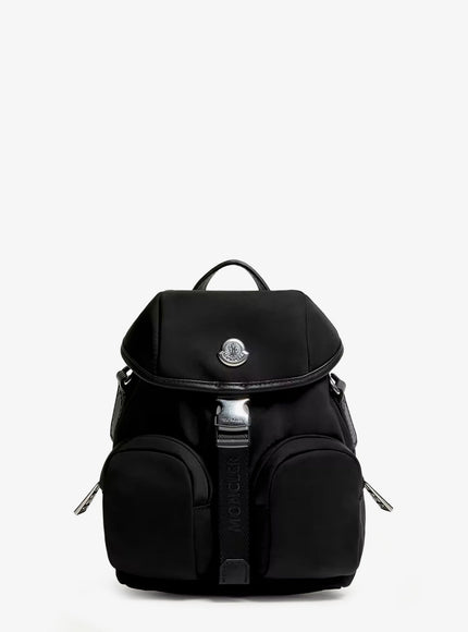 Moncler Trick Nylon Crossbody Bag With Logo Patch On The Front Uni Nero