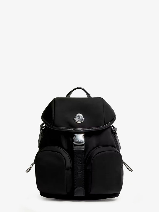 Moncler Trick Nylon Crossbody Bag With Logo Patch On The Front Uni Nero