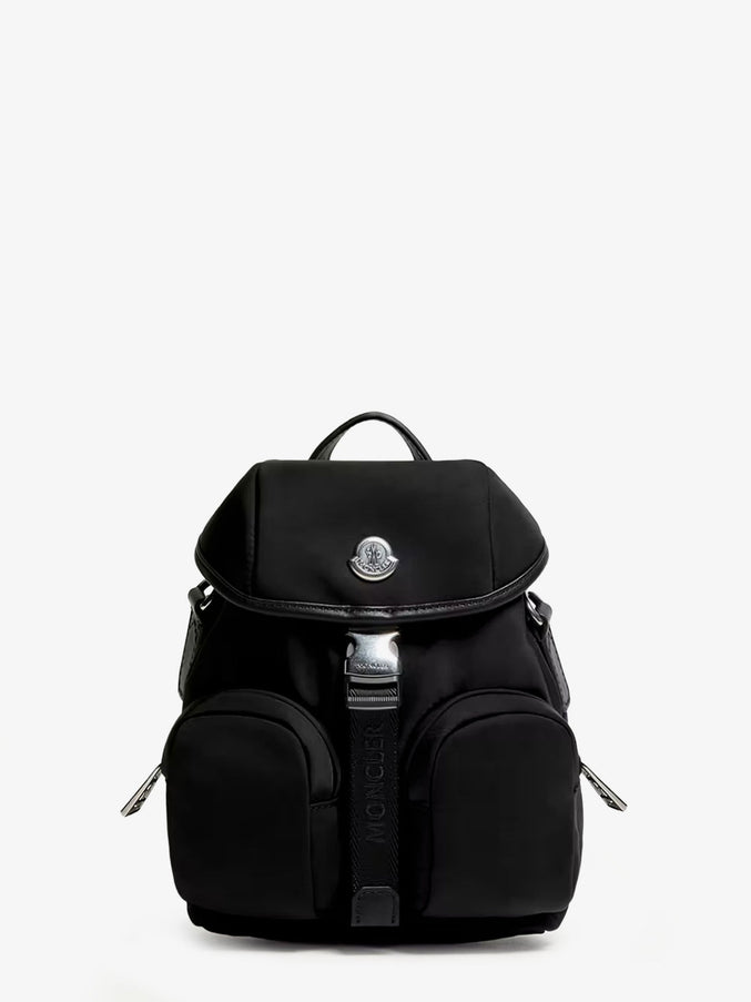 Moncler Trick Nylon Crossbody Bag With Logo Patch On The Front Uni Nero
