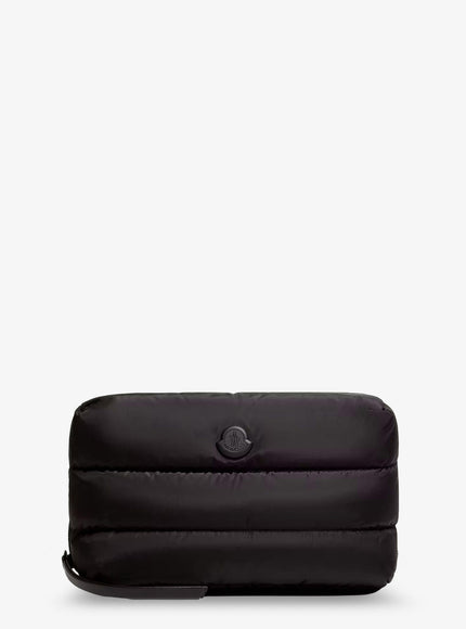 Moncler Nylon Caradoc Beauty Case With Metal Logo Uni Nero