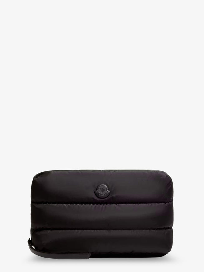 Moncler Nylon Caradoc Beauty Case With Metal Logo Uni Nero