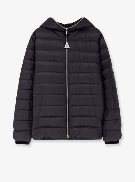 Moncler + Rick Owens Zip Lock Hooded Down Jacket Black